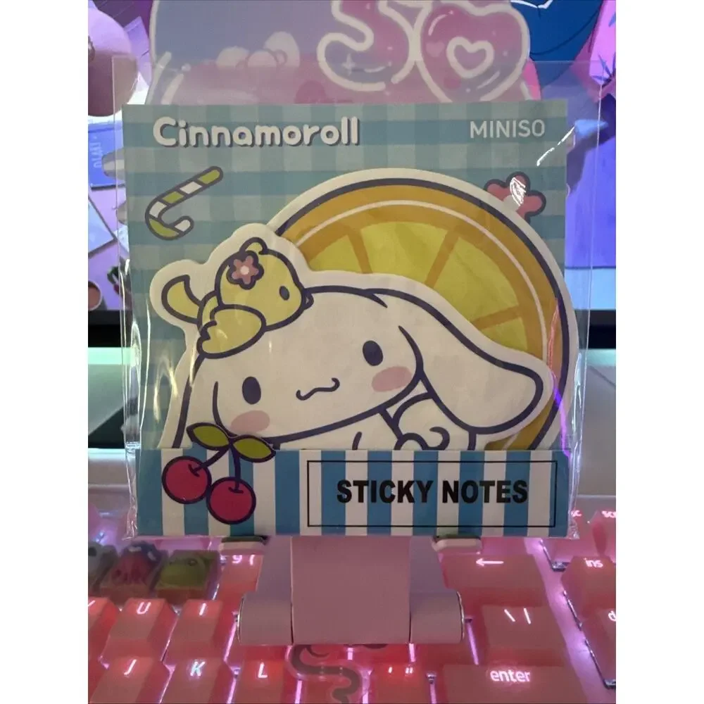 Sanrio Cinnamoroll Sticky Notes Set 2 Designs 20 Sheets Kawaii Stationery 2024